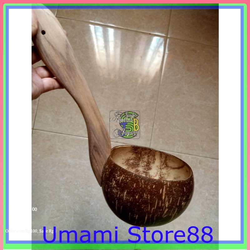 Gayung Batok Gayung mandi Jebor Batok Kelapa unik Gayung Batok Kelapa MURAH  Gayung Siwur