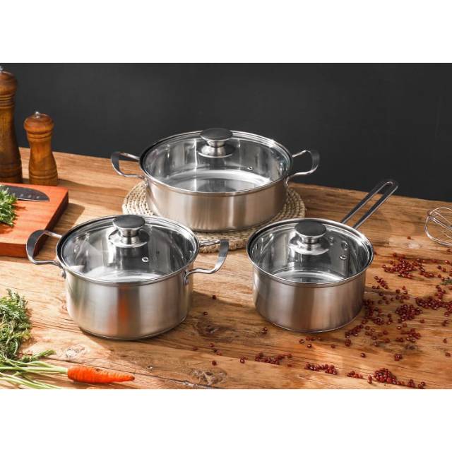 Stainless steel Cookware set Panci set stainless steel