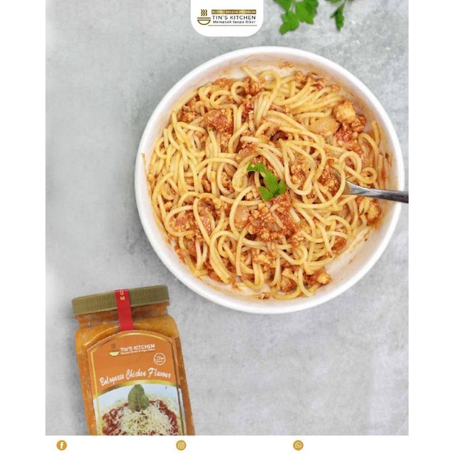 

BUMBU PASTA CHICKEN BOLOGNESE TINS KITHCEN 220 gran