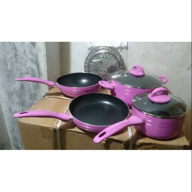 Panci set warna texania 7pcs