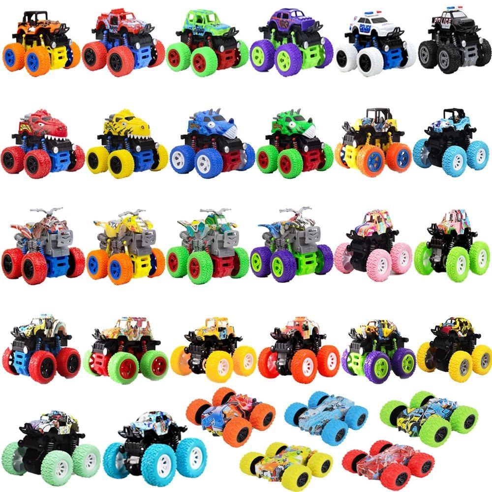 Needway   Inertia Mobil Mainan Model Kendaraan Set Dinosaurus Bayi Anak Kendaraan Off-road Mobil Polisi Mainan Kendaraan