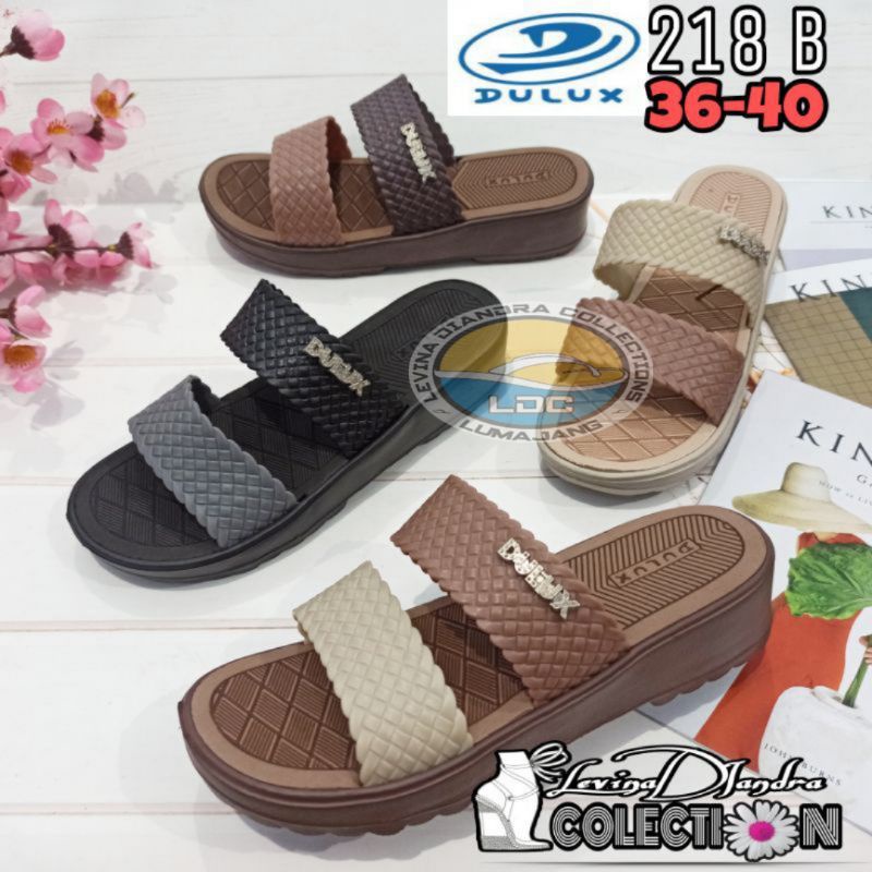 SANDAL SELOP KARET EVA MBAN DUA WANITA HELLS 4CM36-40