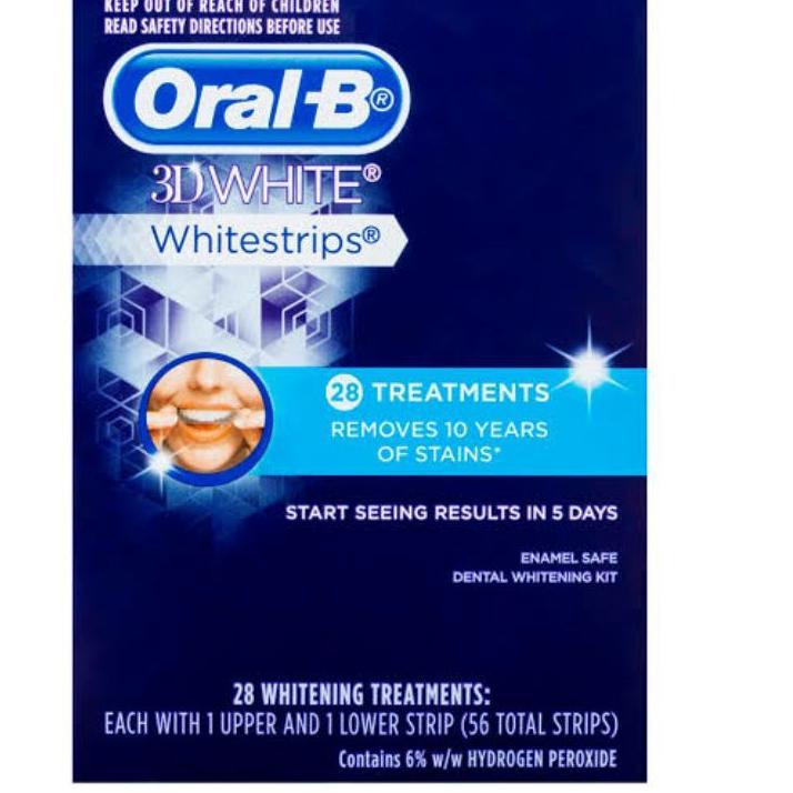 ➯ Oral B 3D whitestrips HARGA U 1 PIECE, Oral B whitestrip pemutih gigi ✴