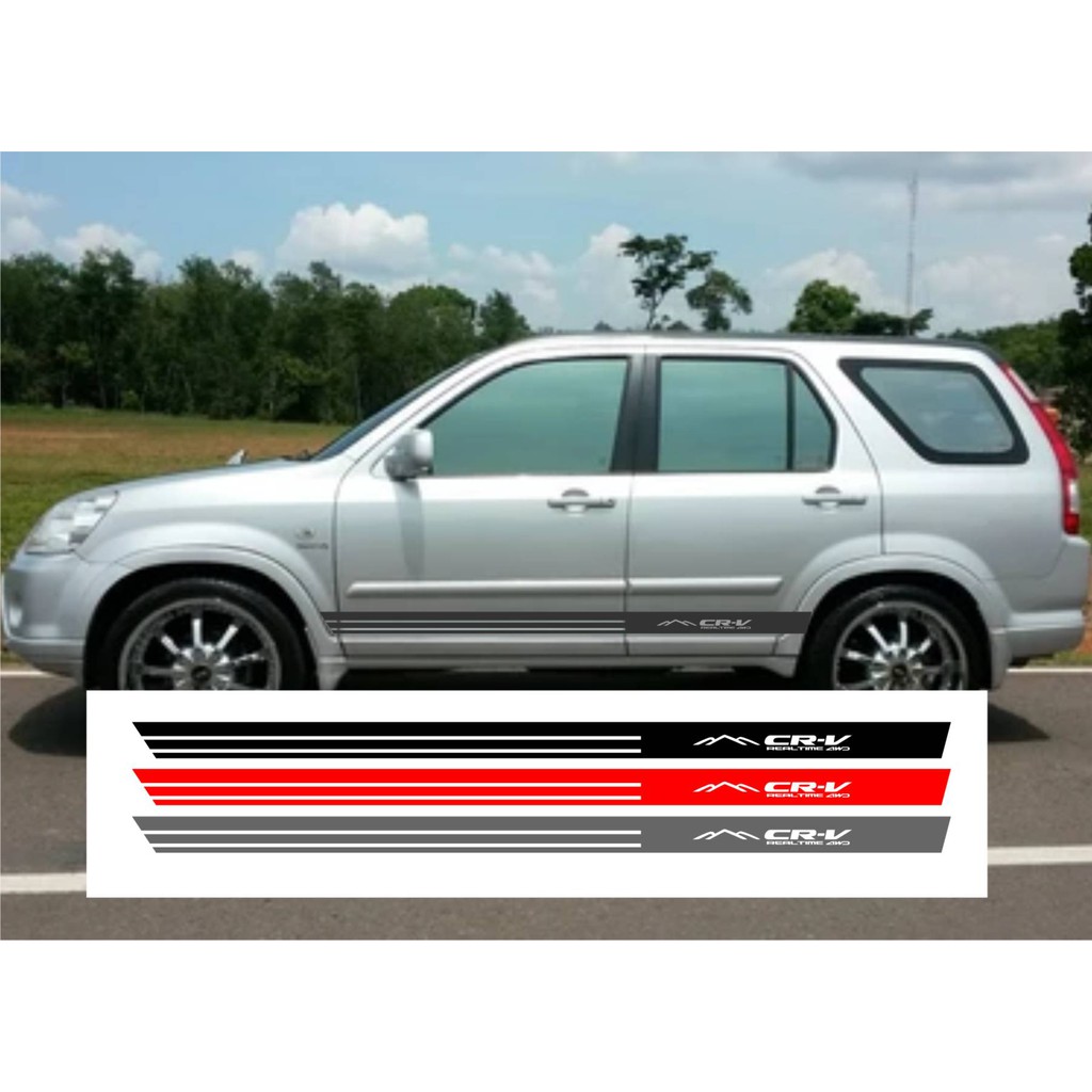 Cutting Sticker Minimalis Honda CRV Minimalis Realtime 4wd Shopee Indonesia