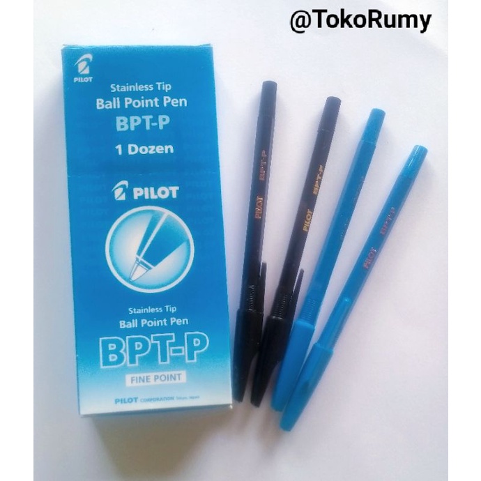 

Ball point pen BPT-P PILOT asli warna hitam dan biru/ Pulpen sekolah keren dan awet, tahan lama