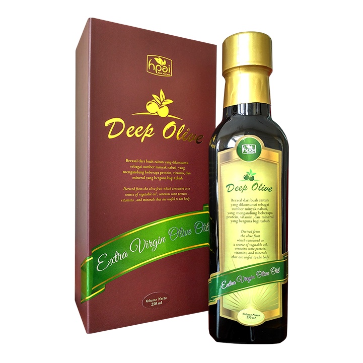 Deep Olive HNI HPAI Extra Virgin Olive Oil 100% Halal