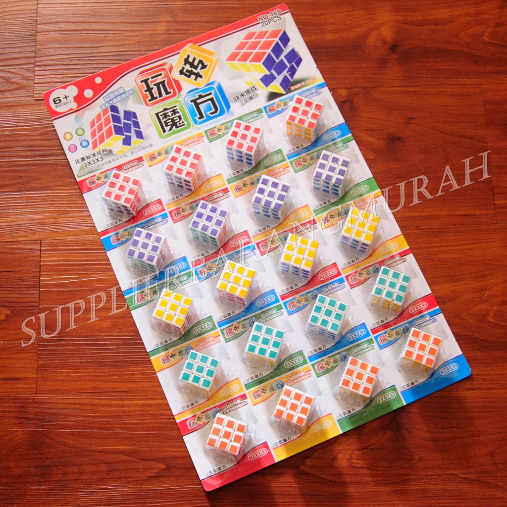 Mainan Rubik Cube 3x3 Kecil hadiah HM0077