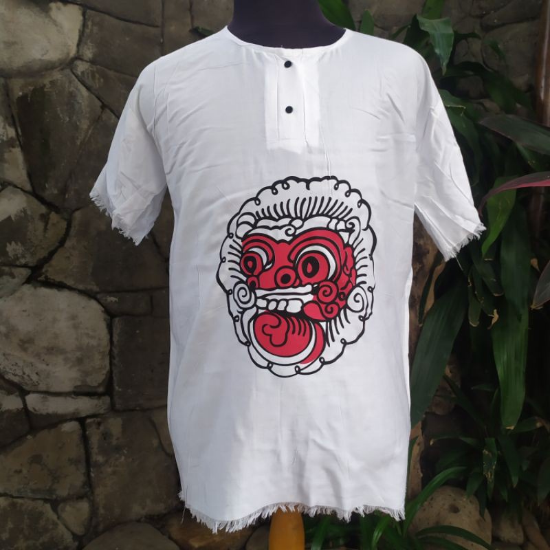 BAJU BARONG BALI BAJU BALI ATASAN PRIA DAN WANITA BAHAN RAYON ADEM DAN LEMBUT