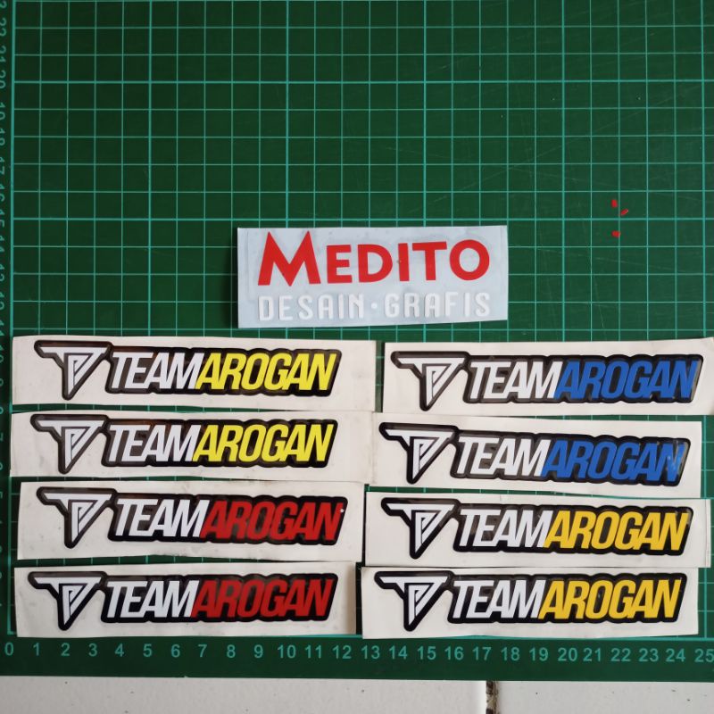 Sticker Cutting Team Arogan