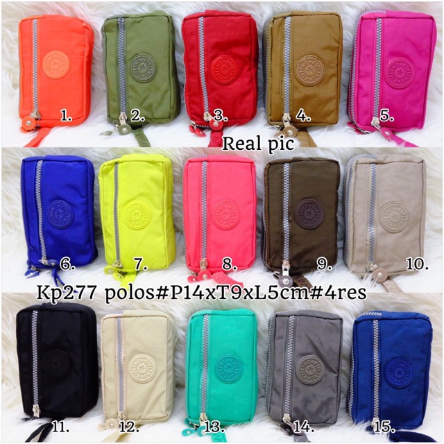 tas wanita dompet hp kipling 4 sleting