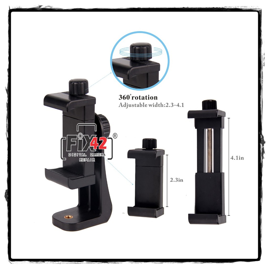 Holder 360 Baut Handphone Vlog Hp Selfie Rotation Mount Like Ulanzi.-2