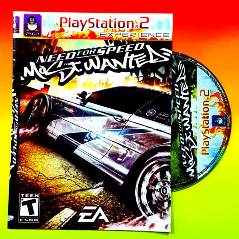 KASET - PS2 GAME BALAP NEED FOR SPEED MOST WANTED TERBARU