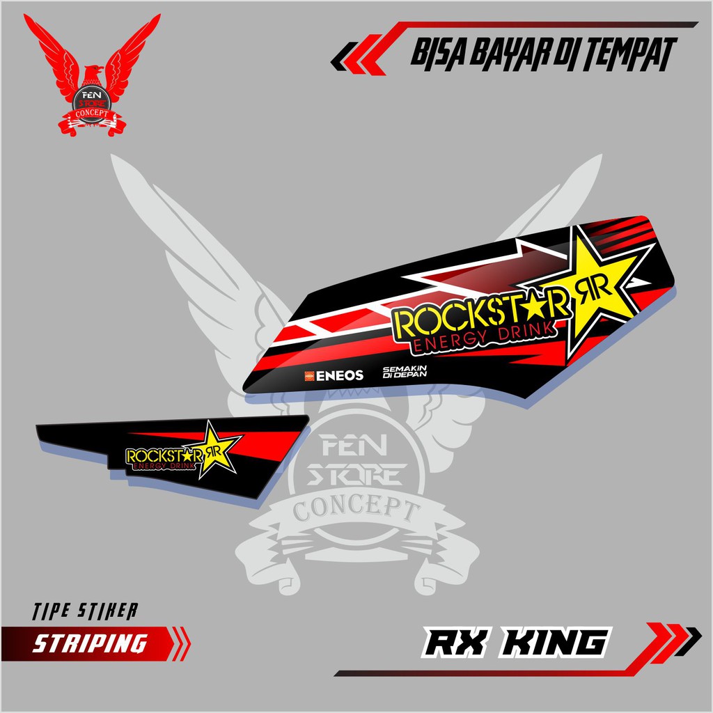 Striping rx king Variasi 2004 2008 Stiker Rx King Variasi RX KING Rockstar Setriping Variasi Motor