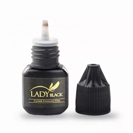 LADY BLACK GLUE 5 &amp; 10g (with pouch) Eyelash Extension Glue / Lem Bulu Mata