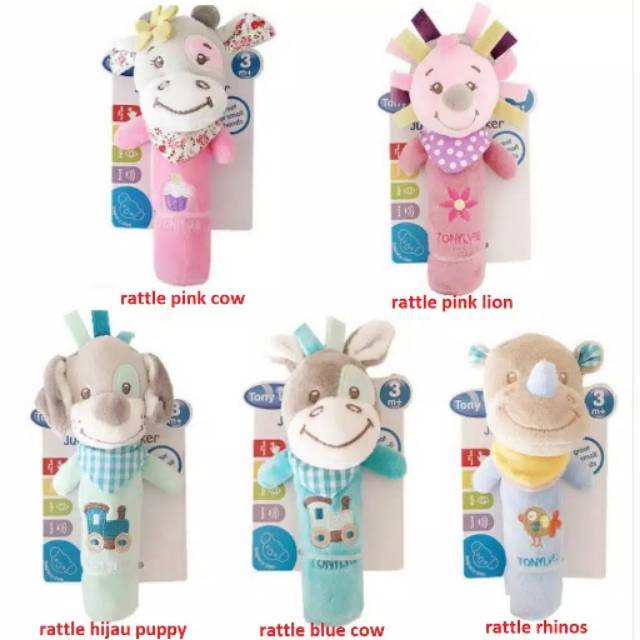 Boneka Rattle Stick Karakter