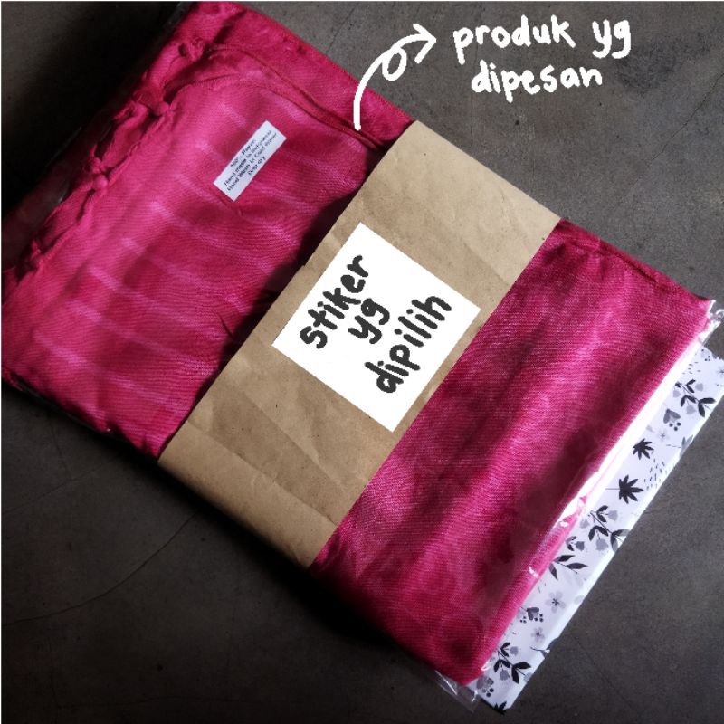 Custom Stiker untuk ucapkan pesanmu 6cm x 6cm