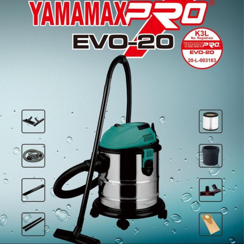 Mesin Sedot debu vacuum cleaner 3 in 1 (basah, kering, tiup) YAMAMAX PRO EVO-20