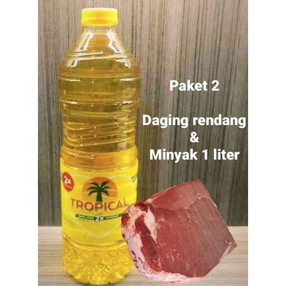 

daging rendang 1kg+ migor 1liter