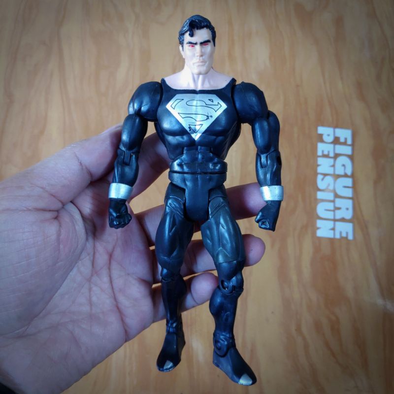 MATTEL BLACK SUPERMAN ACTION FIGURE