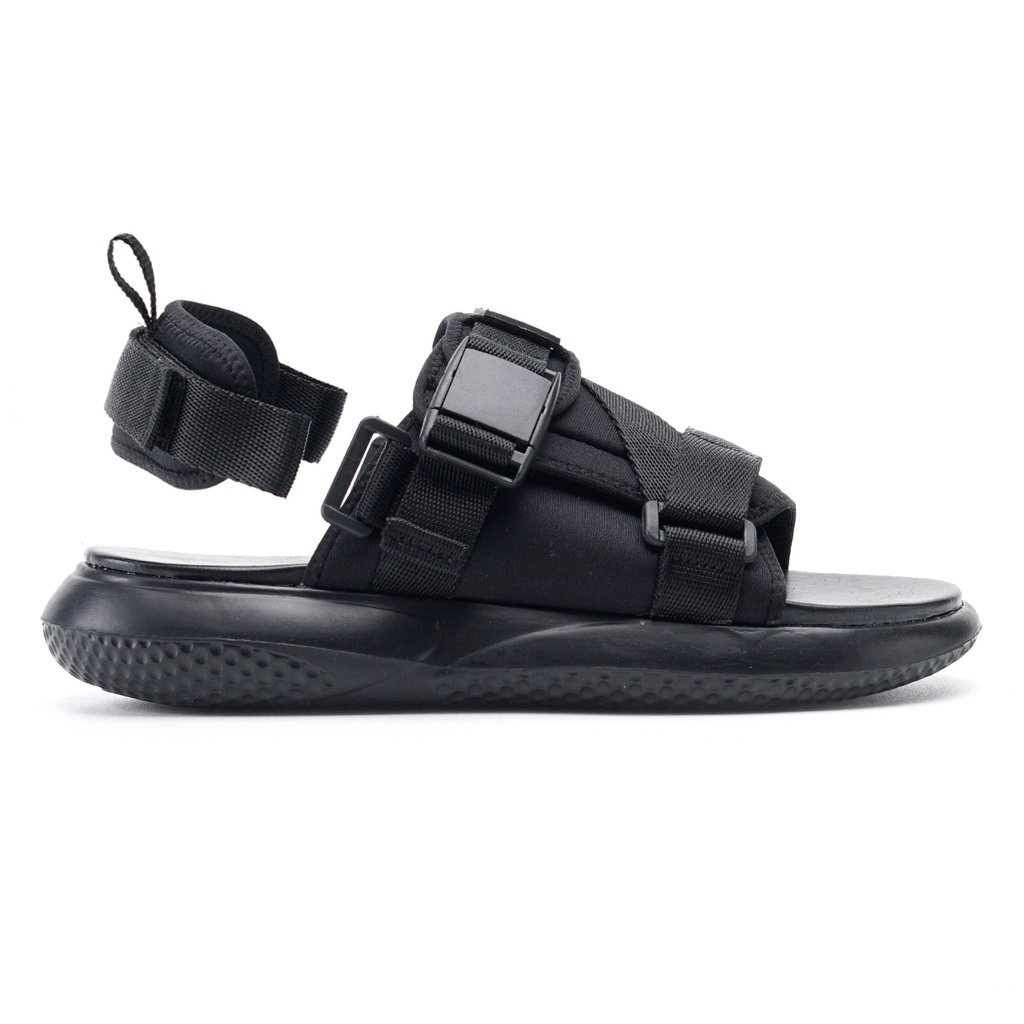 LETSIE FULL BLACK |ManNeedMe x Greata| Sandal Gunung Pria Outdoor Sendal Travelling ORIGINAL