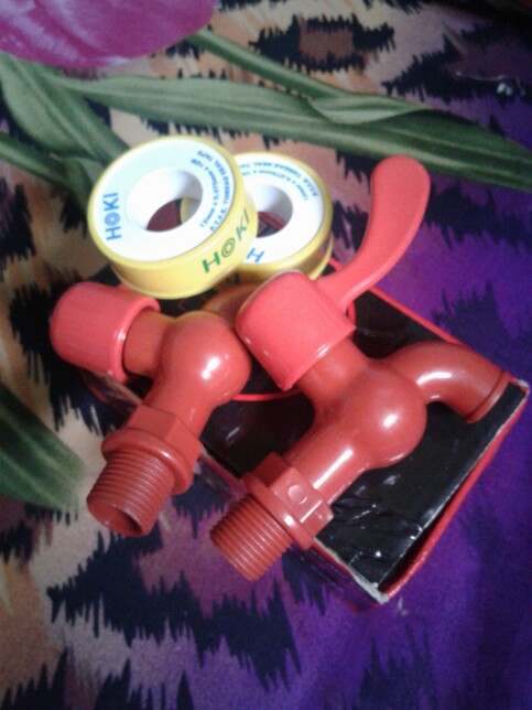 Kran Air/keran Air Plastik Pvc Engkol Koss 1/2 Inch