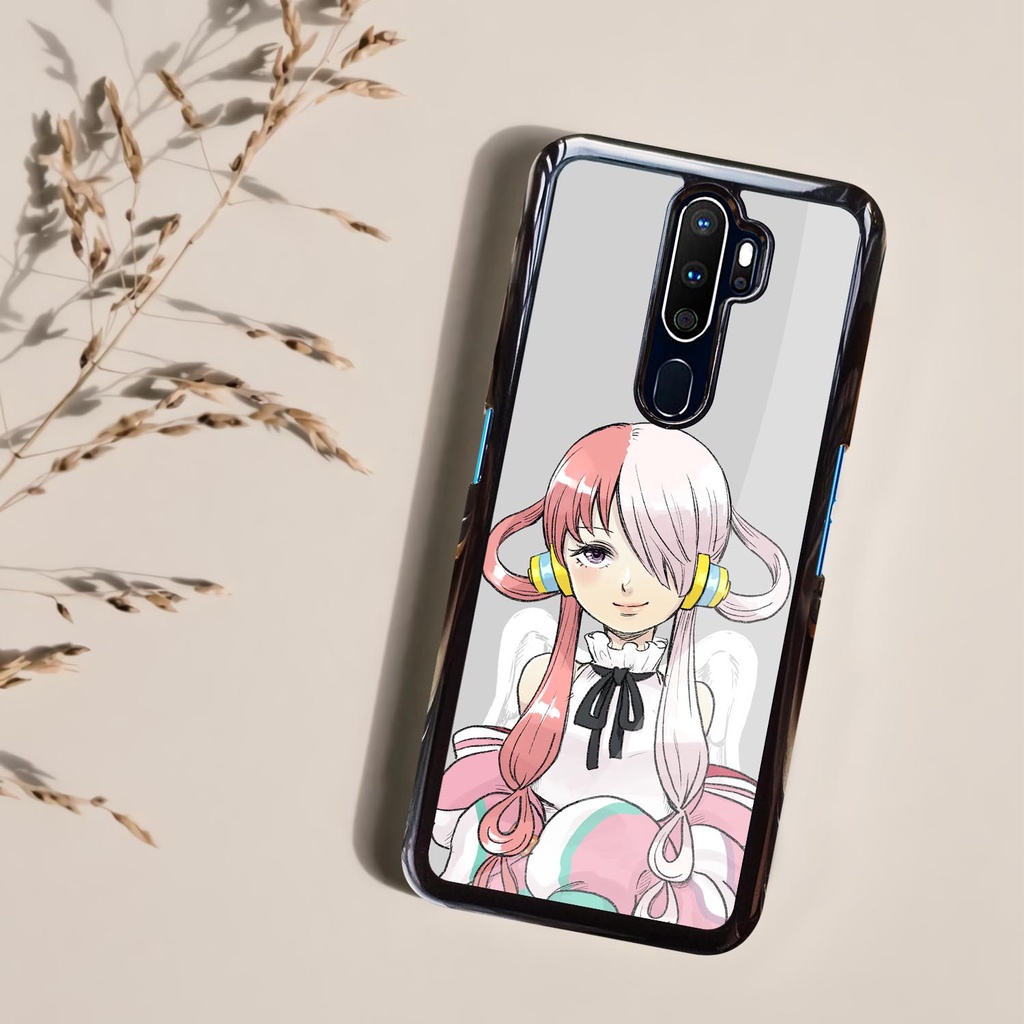 Case Kilau Glossy Oppo A5 A9 2020 | Casing Hp Oppo | Pelindung Smarphone | Motif Anime Girl One Piec