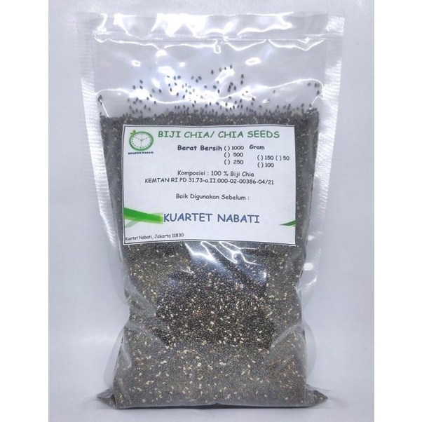 

2 Kg Organic Black Chia Seeds / Organic Chia Seeds Mexico - USDA