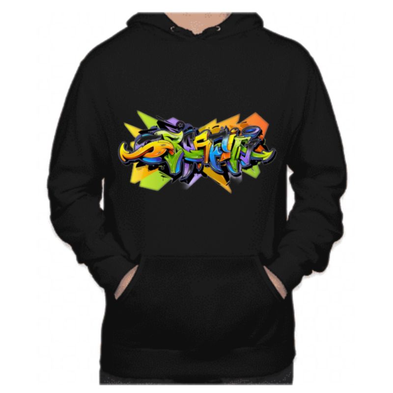 Hoodie Pria dan Wanita / Street Art graffiti / Sweater Hoodie Pria dan Wanita