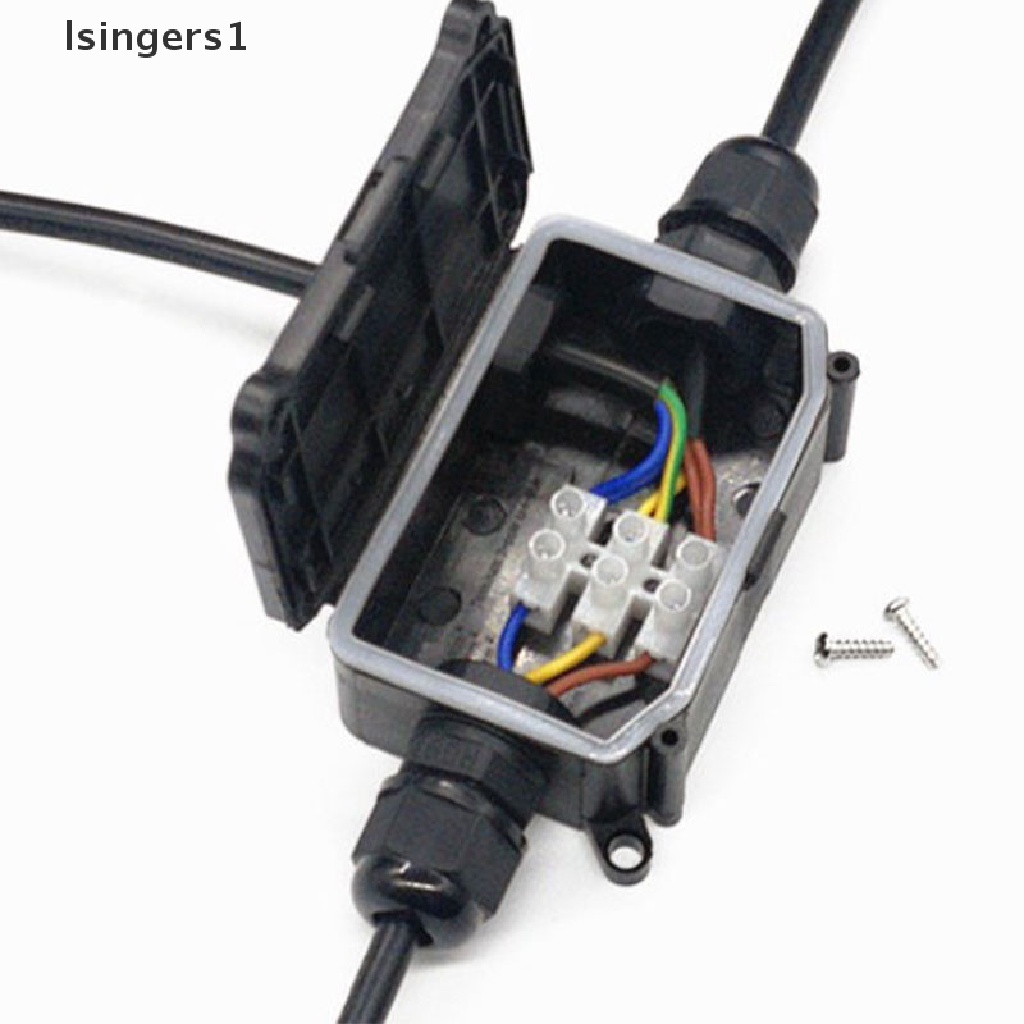 (lsingers1) Kotak Junction Box 2 / 3 Arah Anti Air IP66 Untuk Outdoor