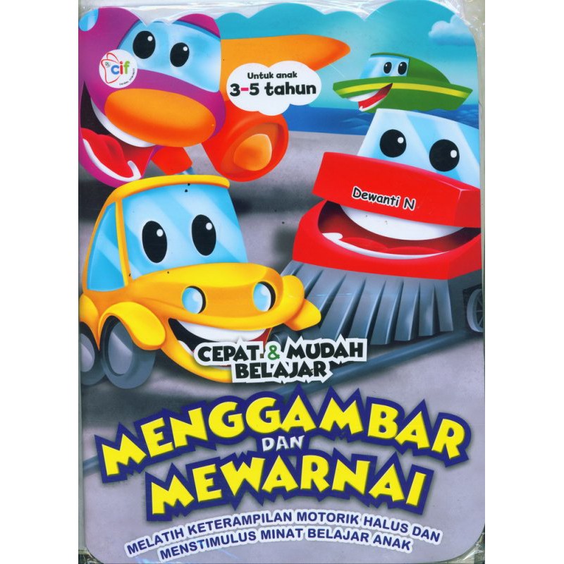 BUKU ANAK CEPAT DAN MUDAH BELAJAR MENGGAMBAR DAN MEWARNAI