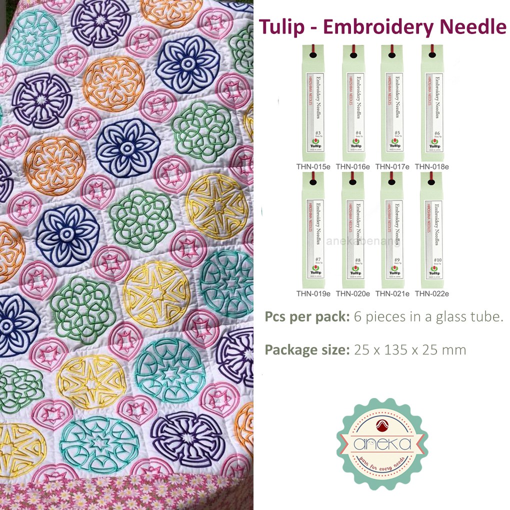 Jarum Quilting Tulip Embroidery Needles