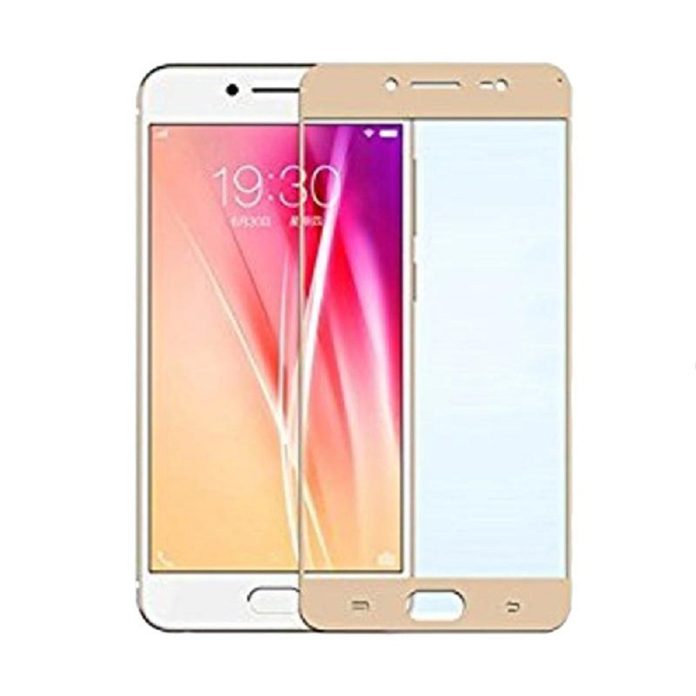 Tempered Glass Vivo V5S Full Colour / Non Full Bagian Depan Anti Gores Kaca Screen Protector Guard Temper Glass