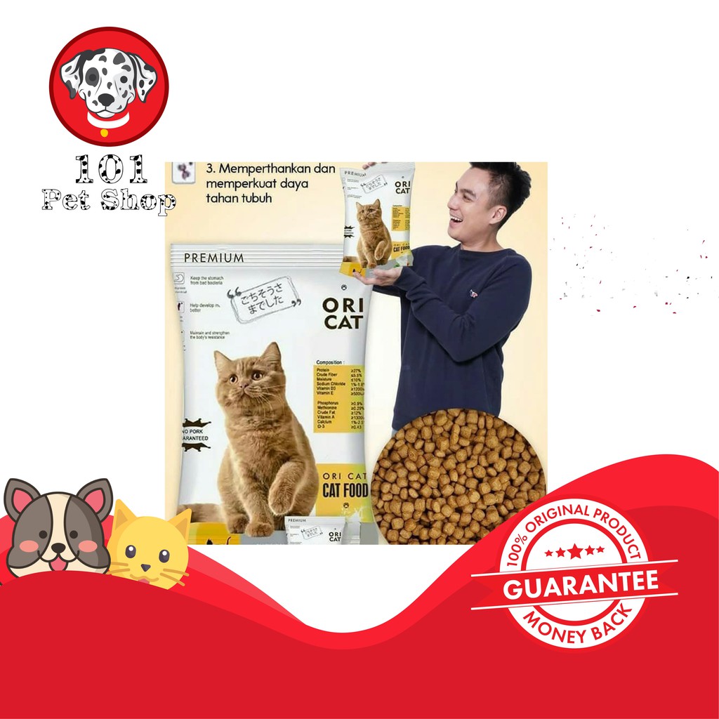 MAKANAN KUCING ORI CAT ADULT FRESH PACK  800GR