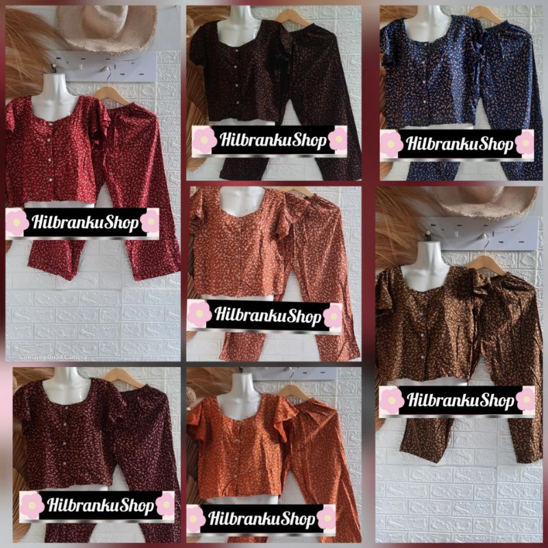 one set crop caca busui friendly motif mini cacing HilbrankuShop