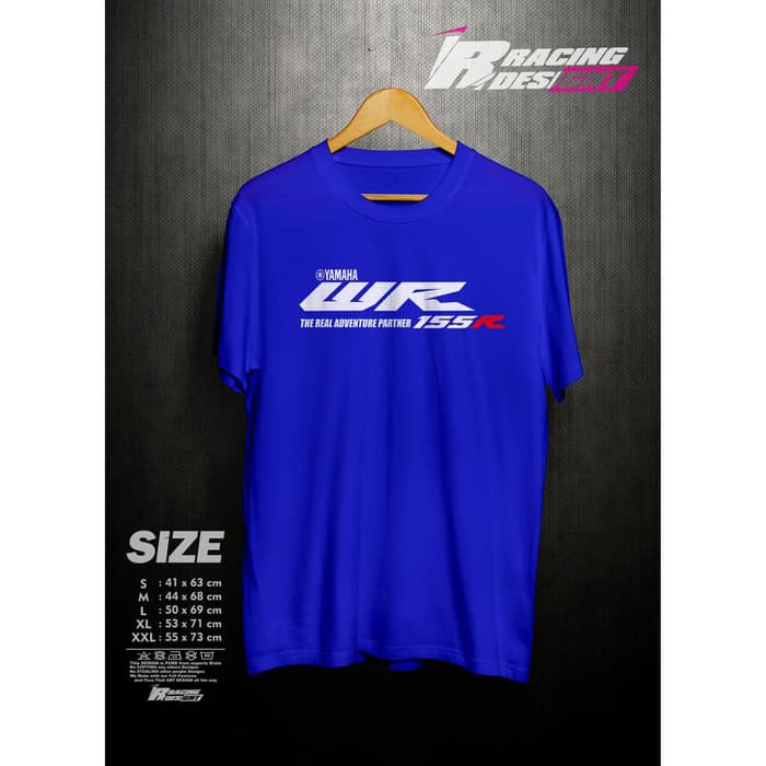 Kaos T-shirt Baju Yamaha WR155 R WR 155 R Kualitas Distro Terbaru  -INDV