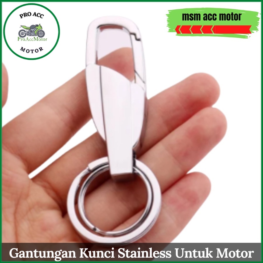 Gantungan Kunci Stainless Untuk Yamaha Fazzio (Bisa COD)