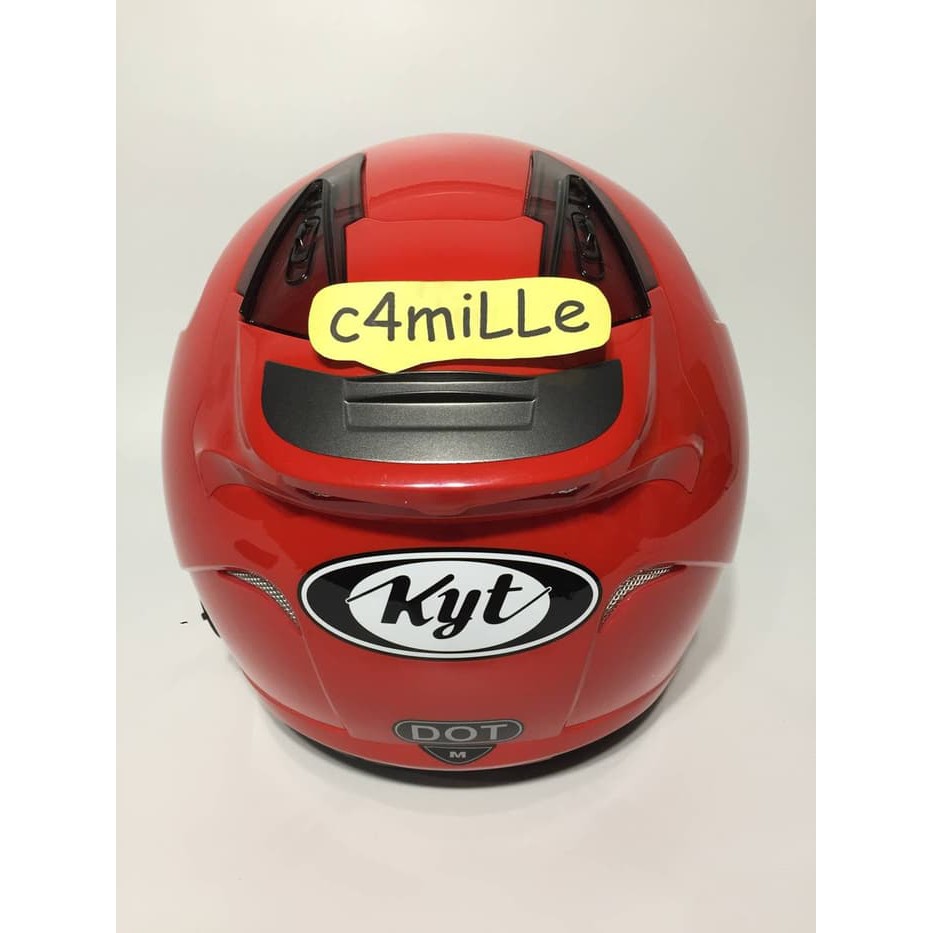 Good Product Helm KYT Galaxy Double Visor red ferrari   merah ferrari