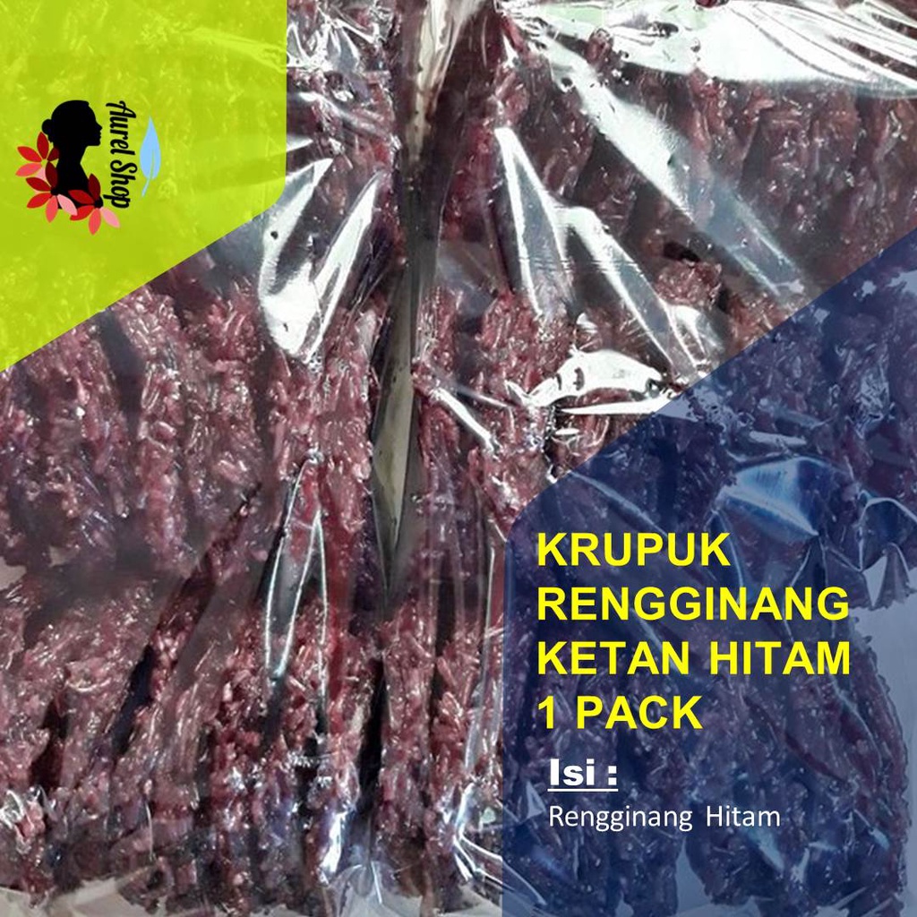 

Krupuk Rengginang Ketan Hitam kemasan per pack