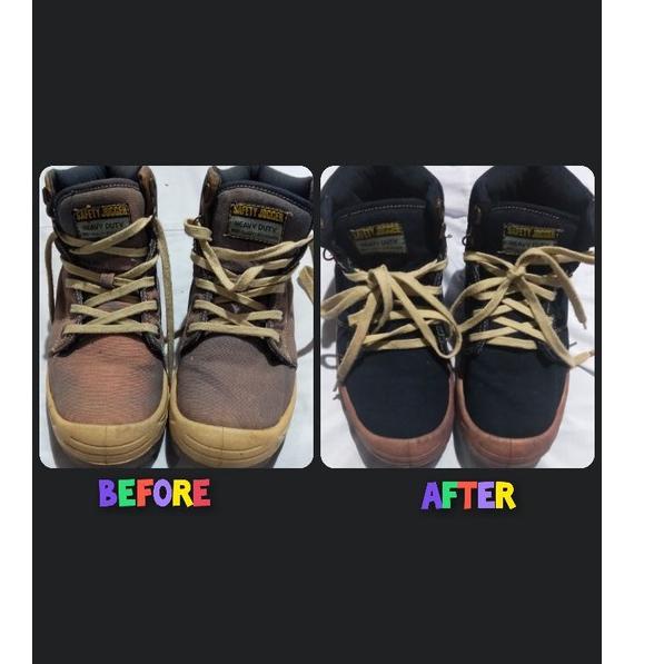 Banyak Dipakai.. PEWARNA JEANS&KATUN WANTEX HITAM PEKAT ANTI LUNTUR MUDAH CEPAT DAN PRAKTIS PEWARNA 