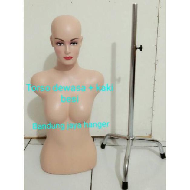 Manekin Torso Dewasa + Kaki Besi