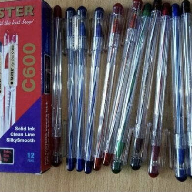 

Hemat Pulpen Faster C600 Isi 12 Limited