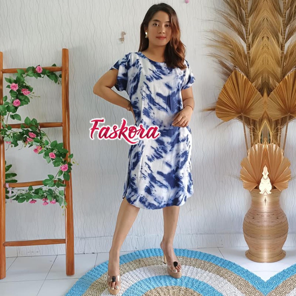 Dress Wanita Bali XXL Tie dye Candy - Dress Bali Polos Murah