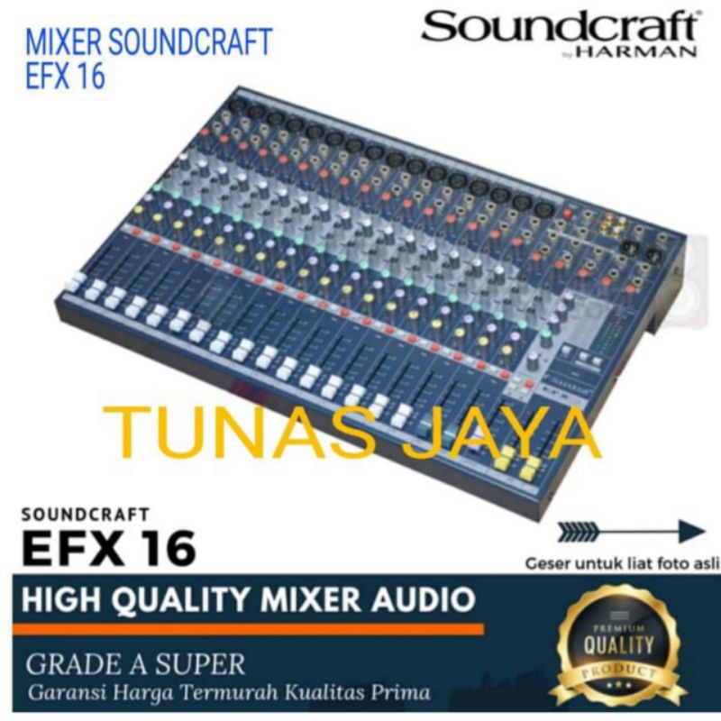 Mixer soundcraft efx16 mixer 16channel soundcraft efx 16
