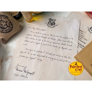 Jual Surat Hogwarts Harry Potter (bisa Custom Nama+alamat Dan Custom ...