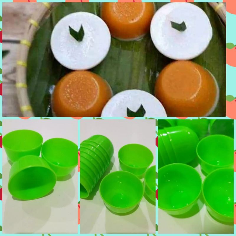 cetakan kue talam, kue mangkok, harga tertera/6 pcs