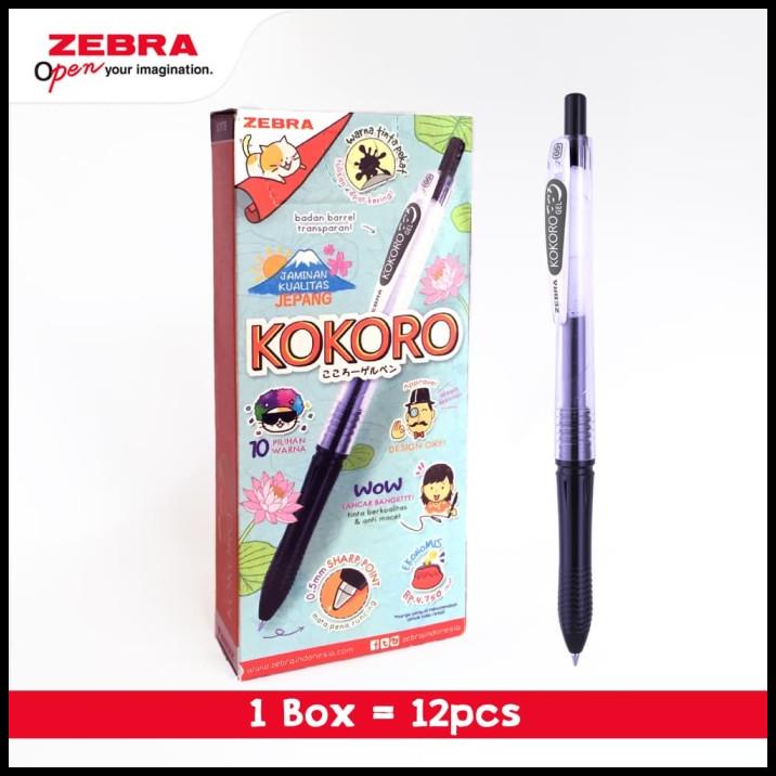 

Heaven | Zebra Kokoro Gel 05Mm Black 1 Lusin