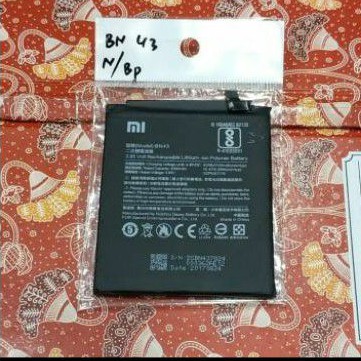 batt baterai xiomi xiaomi redmi note4x note 4x bn43 original 100%