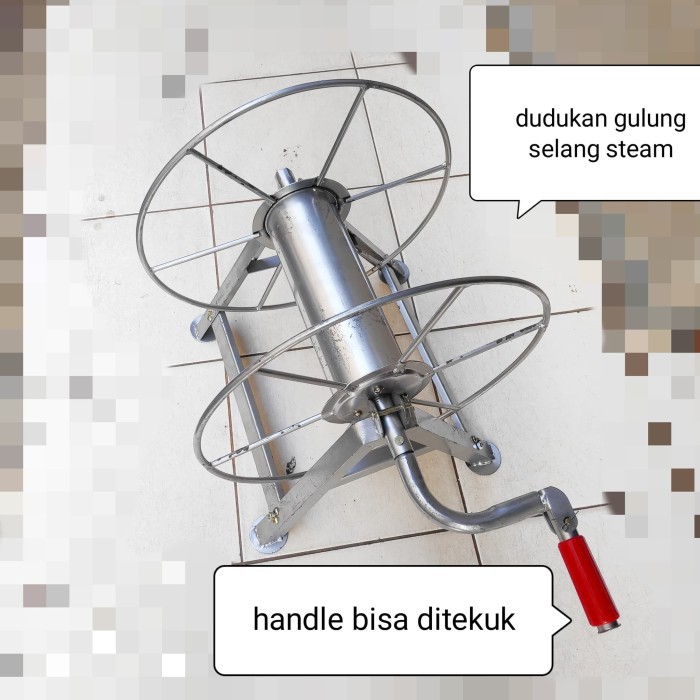 dudukan gulungan selang sanchin steam hose reel high pressure toyox