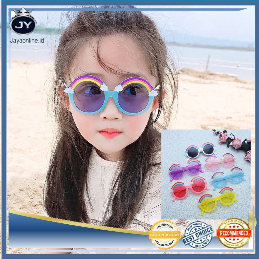 JY KA-88 Kacamata Anak New Trend/Fashion Anak Unisex Terbaru Model Pelangi/Rainbow High Quality Import Style Korea