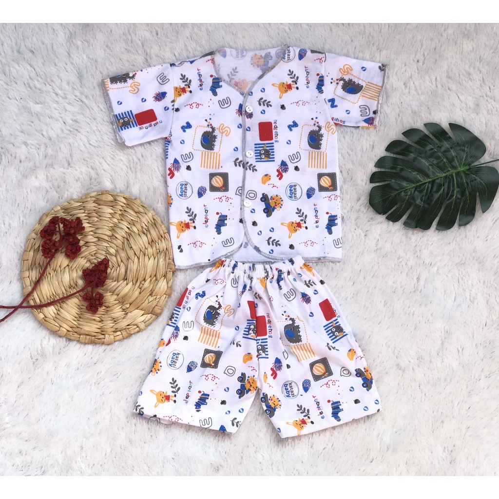 [ST.TPDPC007] Setelan Pendek Newborn Umur 0 - 6 Bulan
